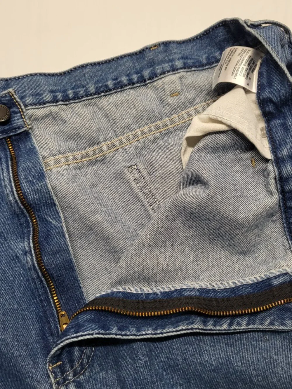 Dickies Mens Jeans 42 X 30 Relaxed Fit Blue Denim Pants Heavyweight 100% Cotton